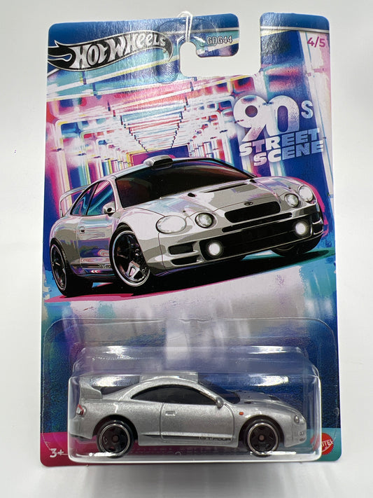 2024 Hot Wheels 90s Street Scene #4 95 Toyota Celica GT-Four Silver see description 161C