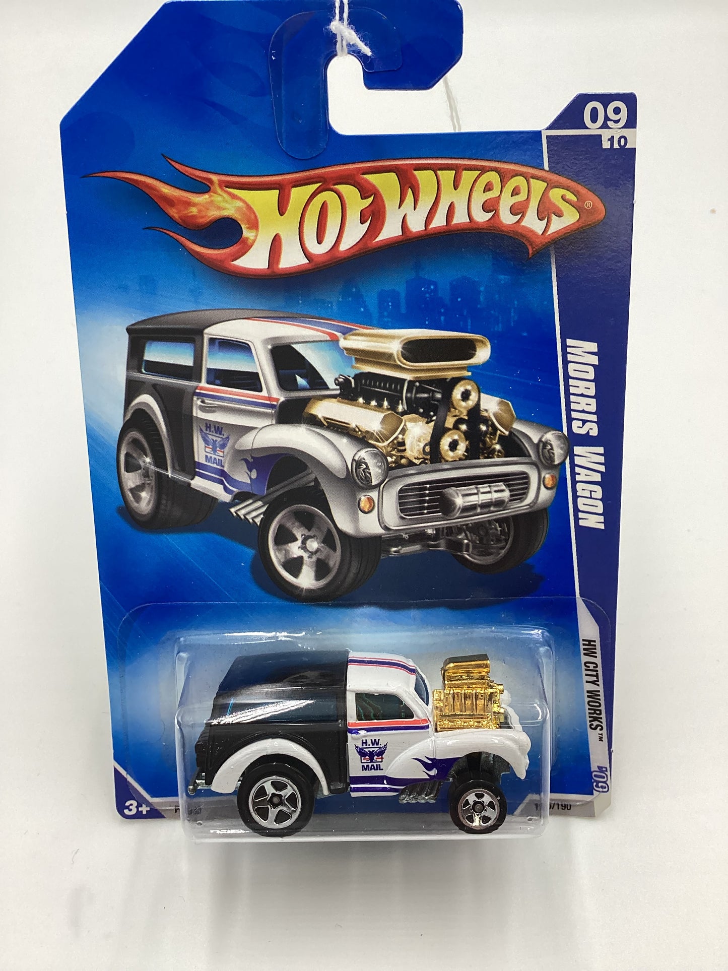 2009 Hot Wheels #115 Morris Wagon HW Mail GG1