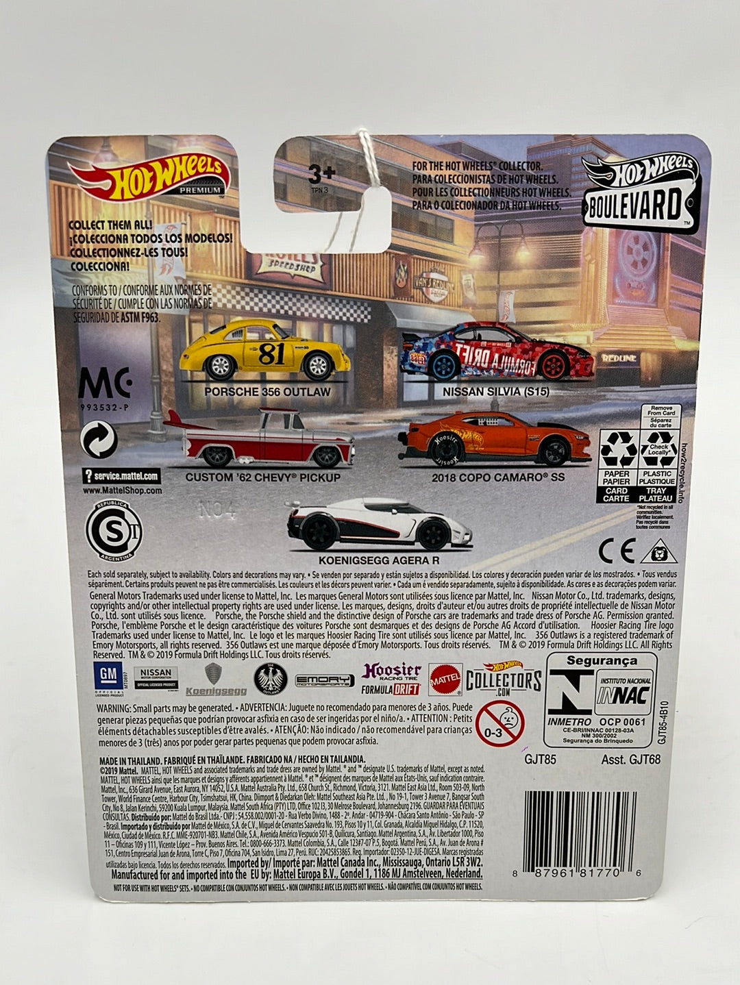 Hot Wheels Premium Boulevard #10 Koenigsegg Agera R 259D