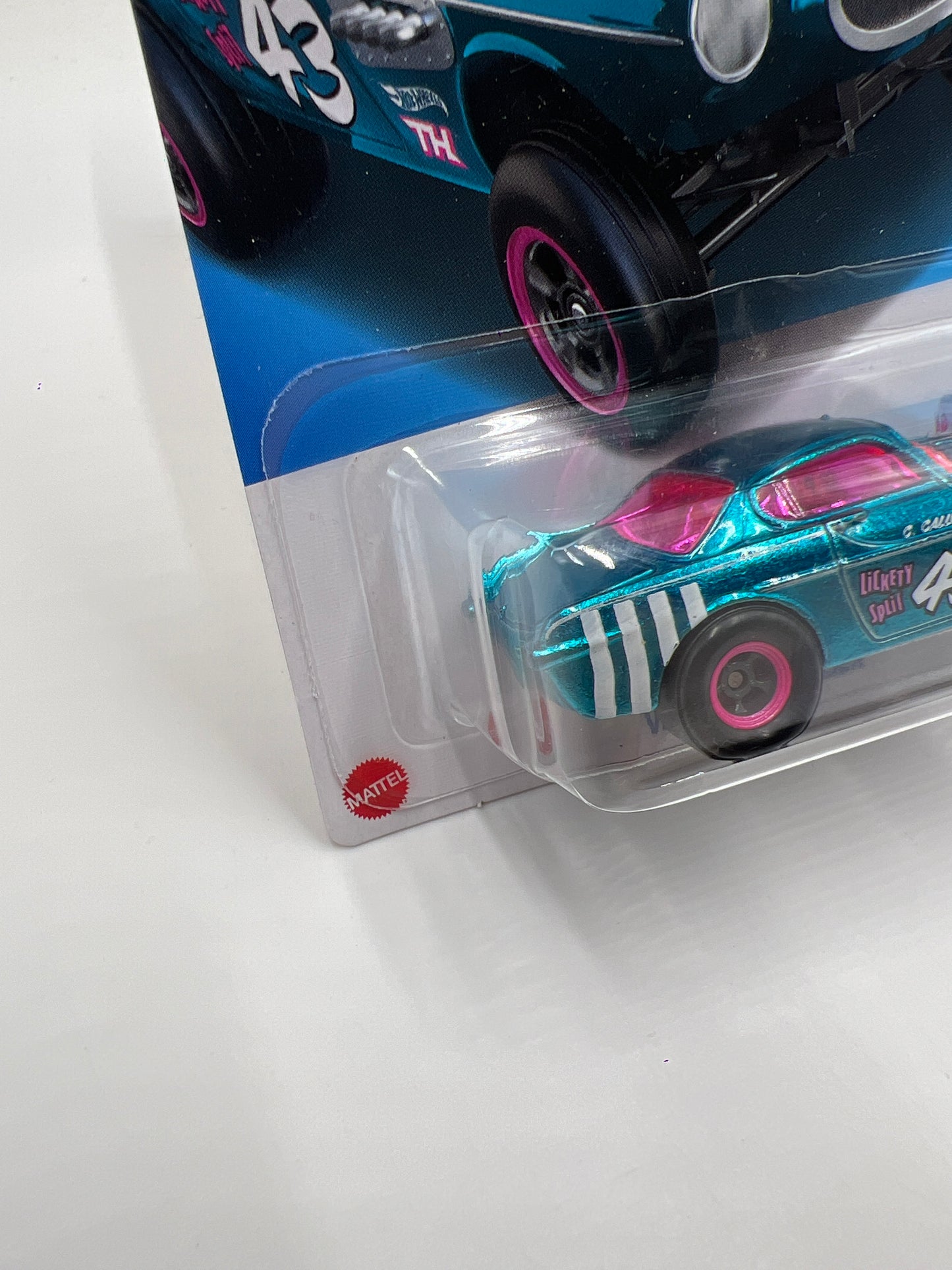 2024 Hot Wheels Super Treasure Hunt #153 Volvo P1800 Gasser Blue W/Protector