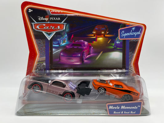 Disney Pixar Cars Supercharged 2 Pack Movie Moments Boost & Snot Rod