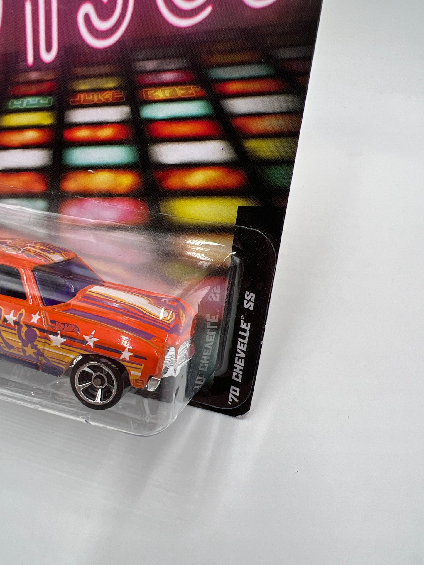 2013 Hot Wheels Jukebox #18 Disco 70 Chevelle SS Orange 151D