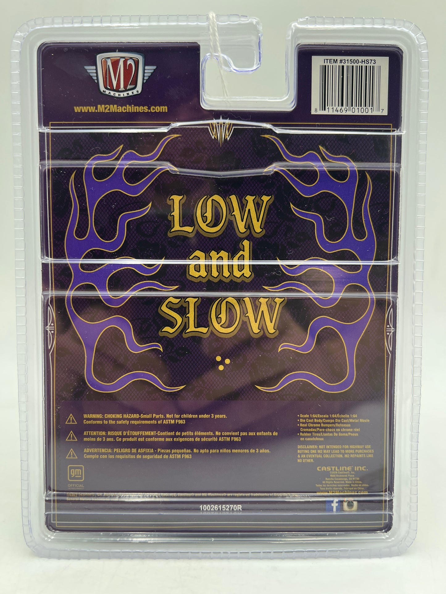 M2 Machines HS73 Hobby Exclusive Low And Slow 1956 Chevrolet Bel Air