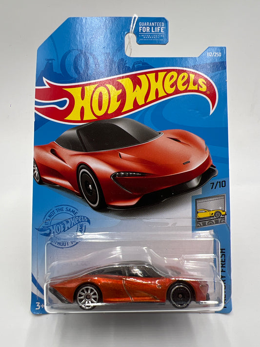 2021 Hot Wheels Factory Fresh #112 McLaren Speedtail Orange 103C