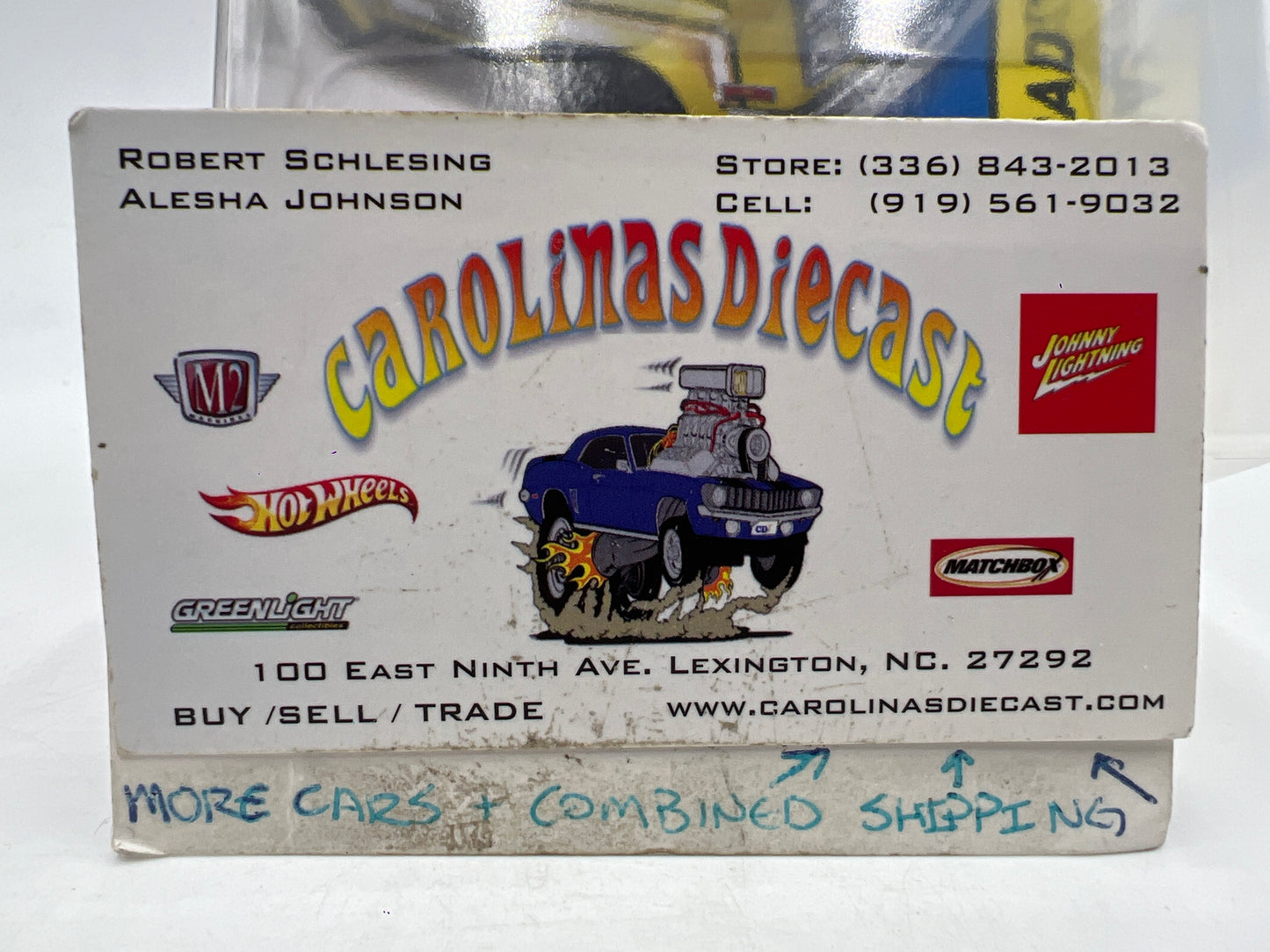 2014 Hot Wheels Off-Road #136 83 Chevy Silverado Yellow W/Protector Intl Card