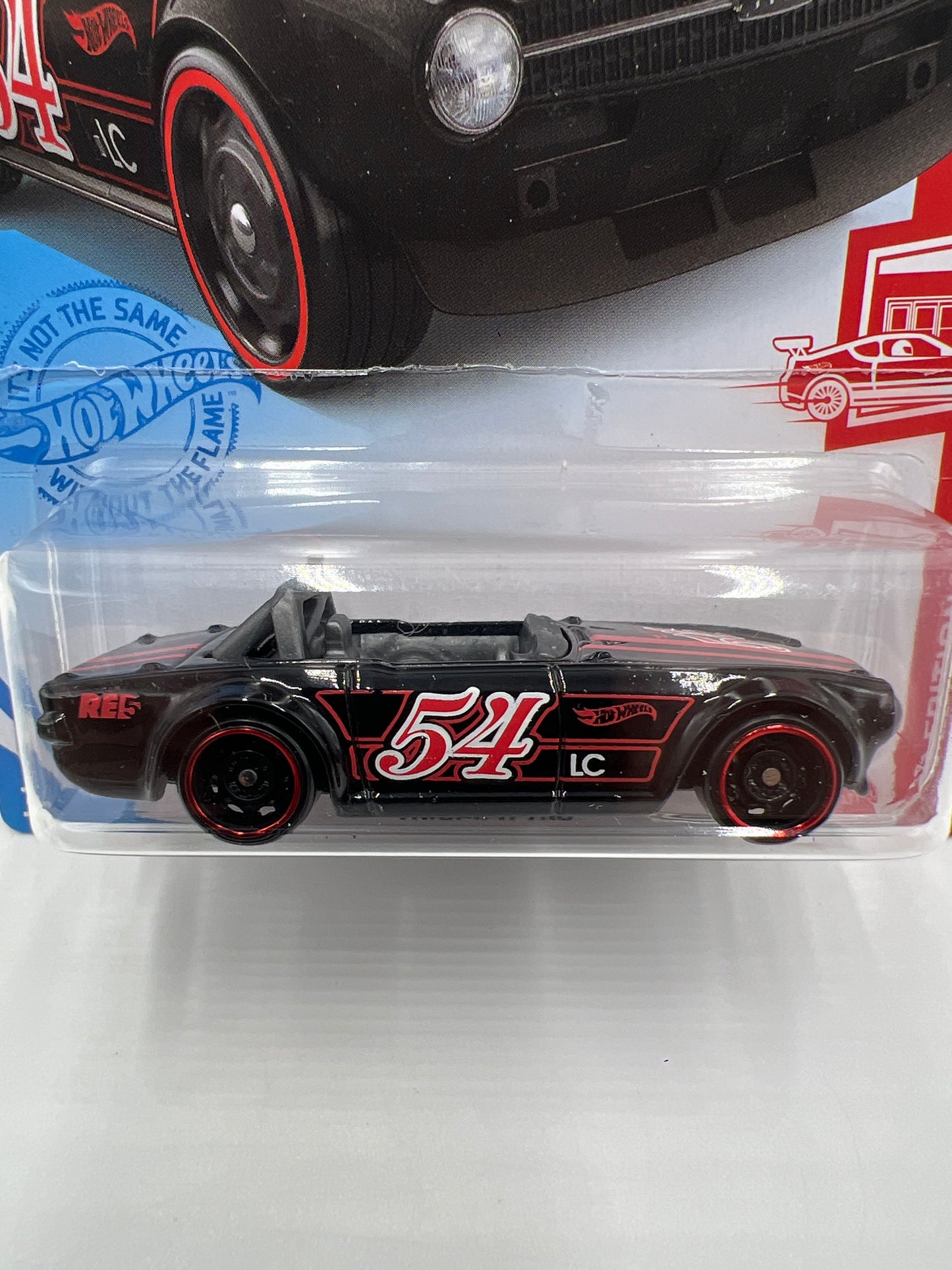 2021 Hot Wheels Target Exclusive Red Edition #9 Triumph TR6 Black 146F