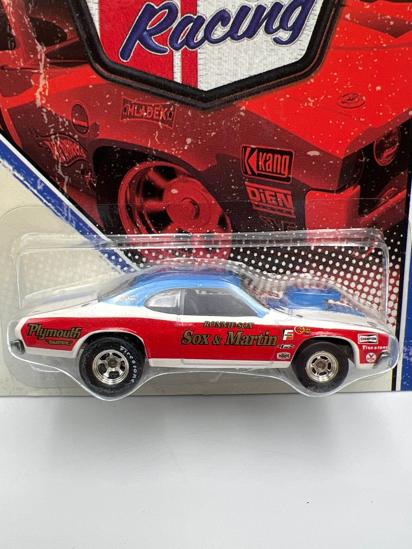 Hot Wheels Premium Vintage Racing #1 Sox And Martins 73 Plymouth Duster W/Protector