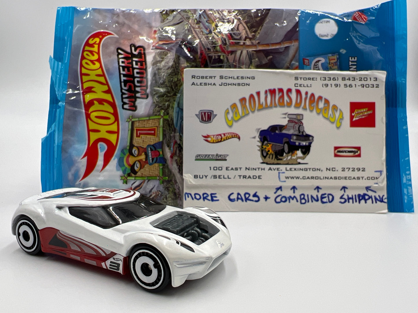 2021 Hot Wheels Mystery Models Series 1 #3 Mitsubishi Double Shotz White