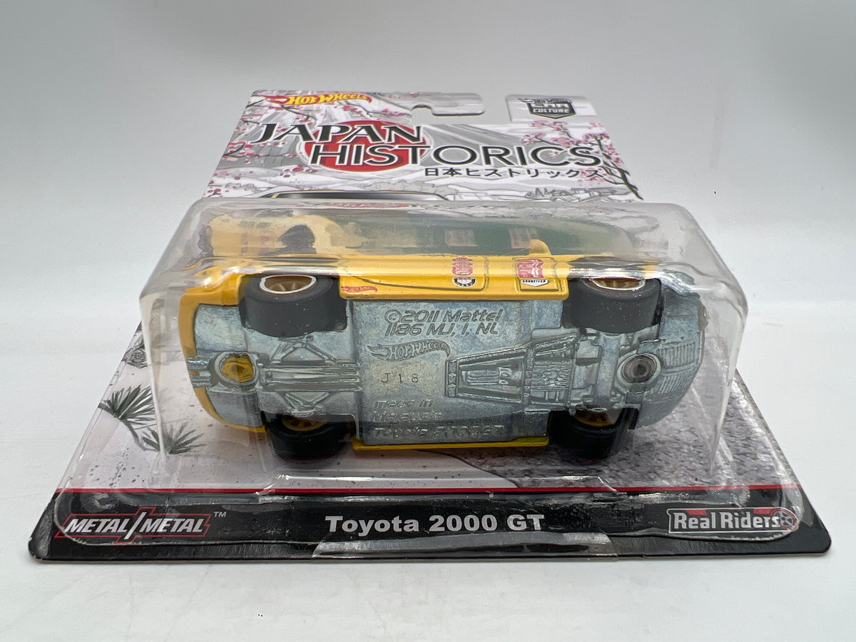 Hot Wheels Premium Japan Historics #4 Toyota 2000 GT Yellow W/Protector