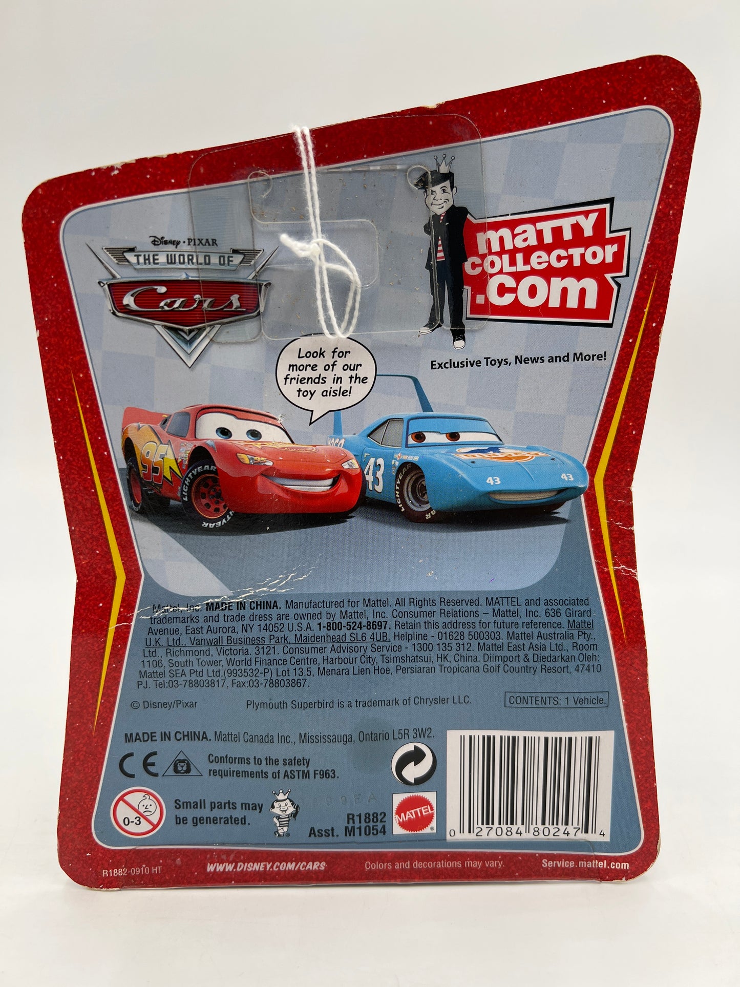 Disney Pixar The World Of Cars Lil Torquey Pistons No 117 141F