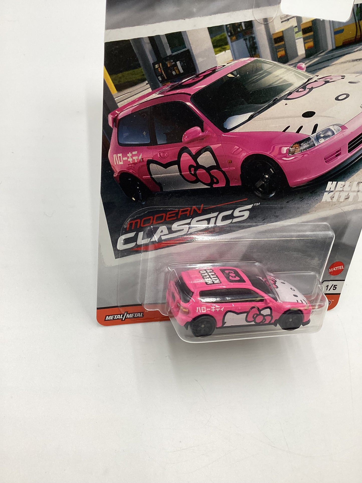 Hot Wheels Car Culture Modern Classics #1 Honda Civic EG Hello Kitty with protector