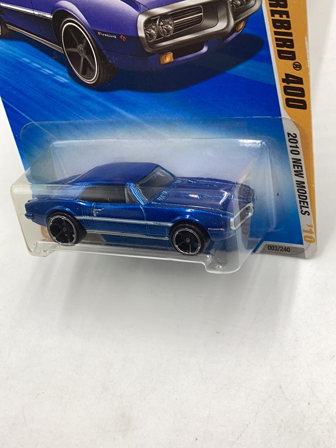 2010 Hot Wheels #3 67 Pontiac Firebird 400 blue 58G