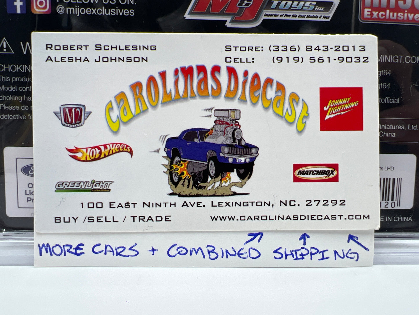 Mini GT Mijo Exclusives #438 Ford GT #85 Wynns Le Mans Purple