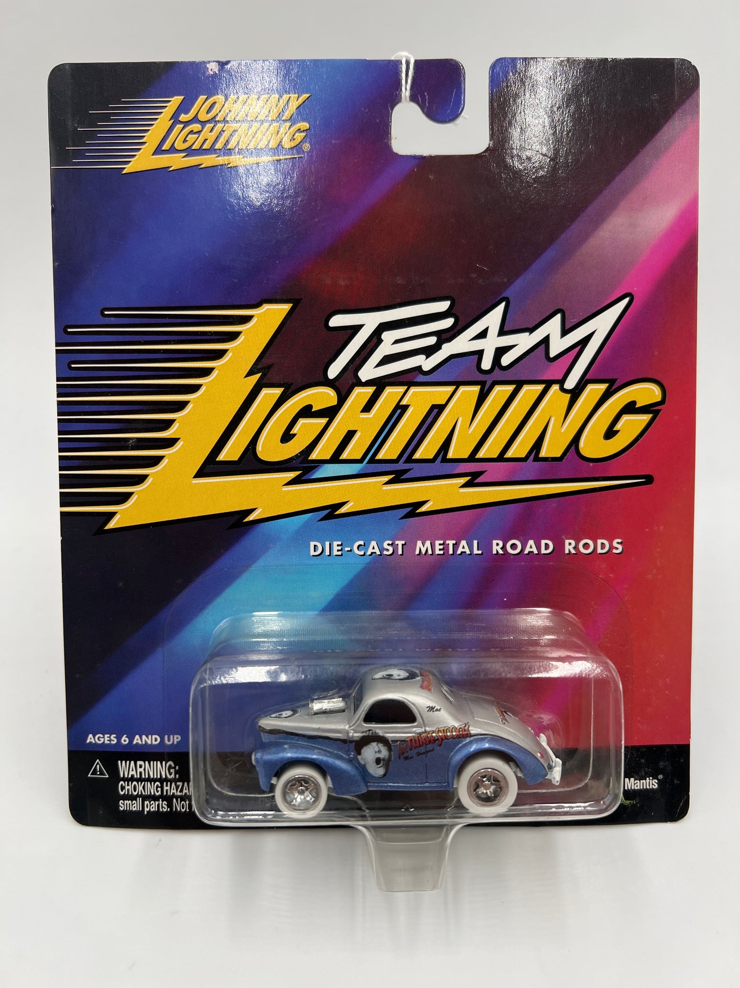 Johnny Lightning White Lightning Chase Team Lightning The Three Stooges 41 Classic Moe Howard