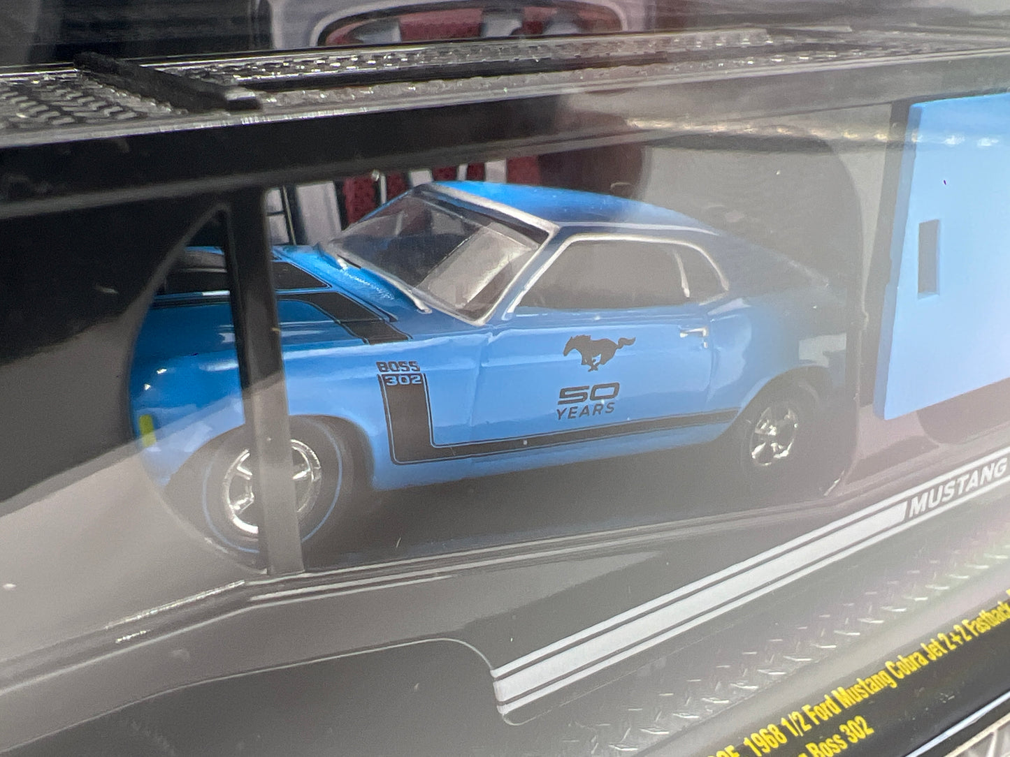 M2 Machines Auto Haulers Walmart Exclusive Mustang 50 Years 1956 Ford COE & 1968 Ford Mustang Cobra Jet 2+2 Fastback /1970 Boss 302 R S08