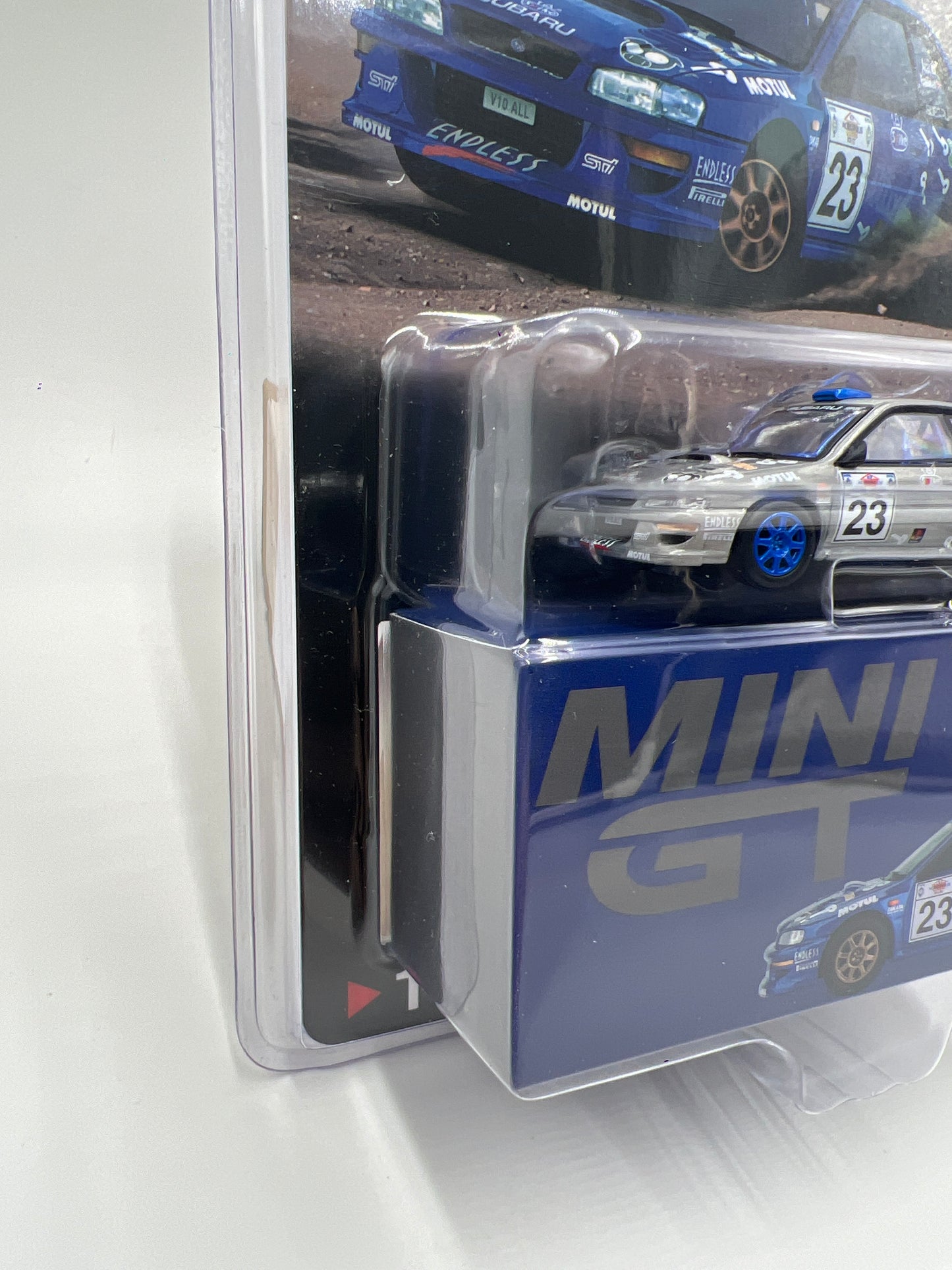 Mini GT #1078 CHASE Subaru Impreza WRC99 #23 2000 Acropolis Rally