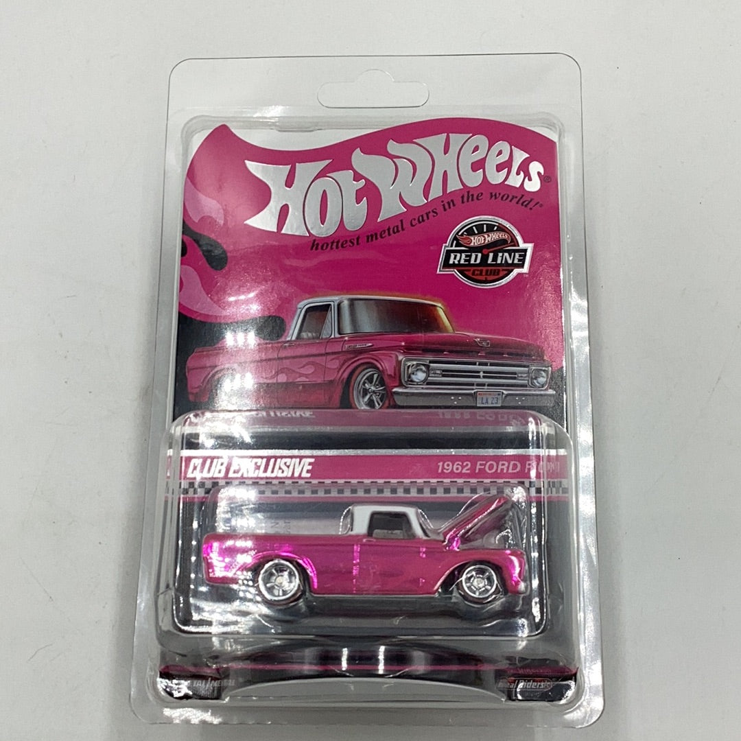 Hot wheels redline club 1962 Ford F-100 with protector