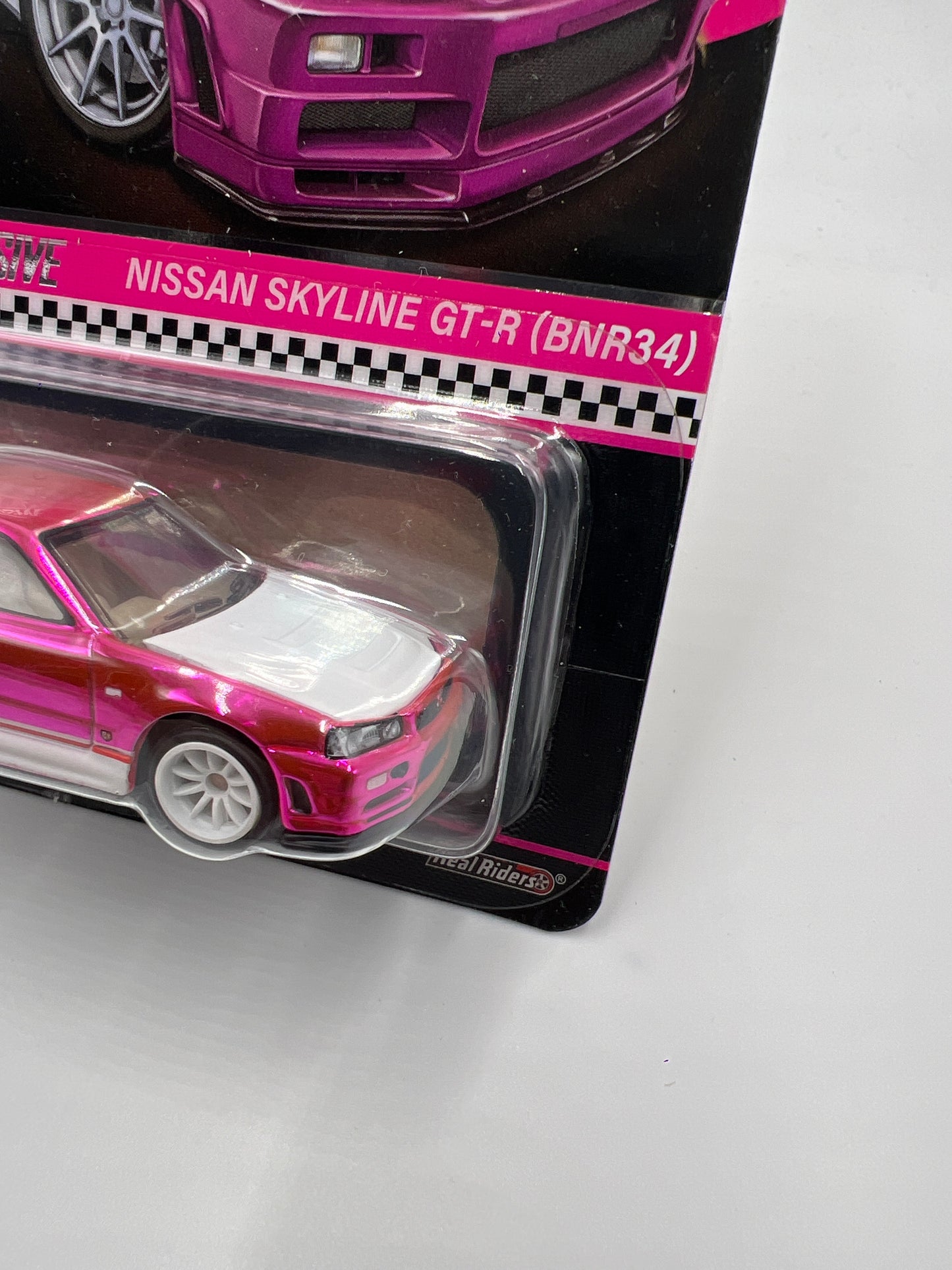 2023 Hot Wheels RLC Club Exclusive Nissan Skyline GT-R BNR34 Pink W/Protector