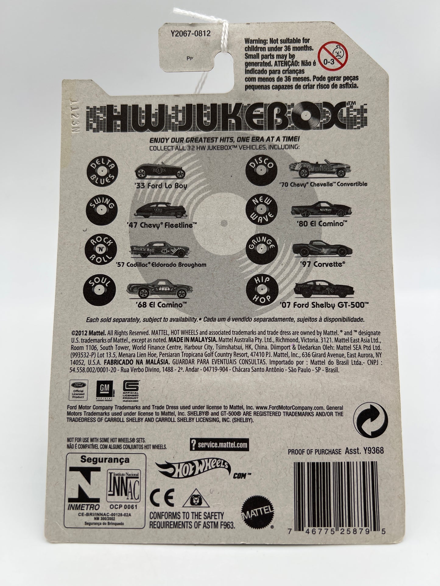 2013 Hot Wheels Jukebox Grunge #26 97 Corvette 153D