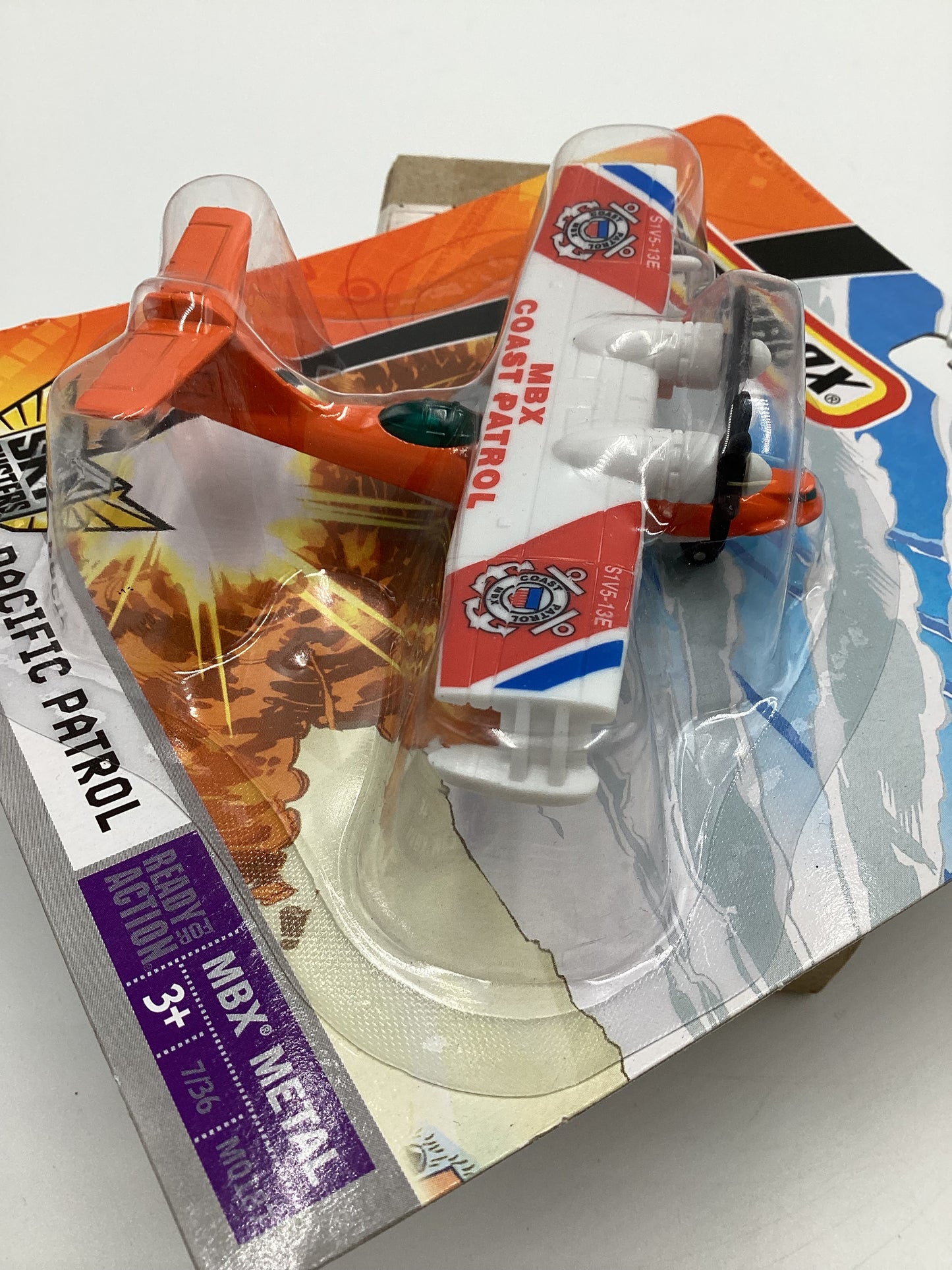 2007 Matchbox Skybusters M0187 Pacific Patrol Orange 113D