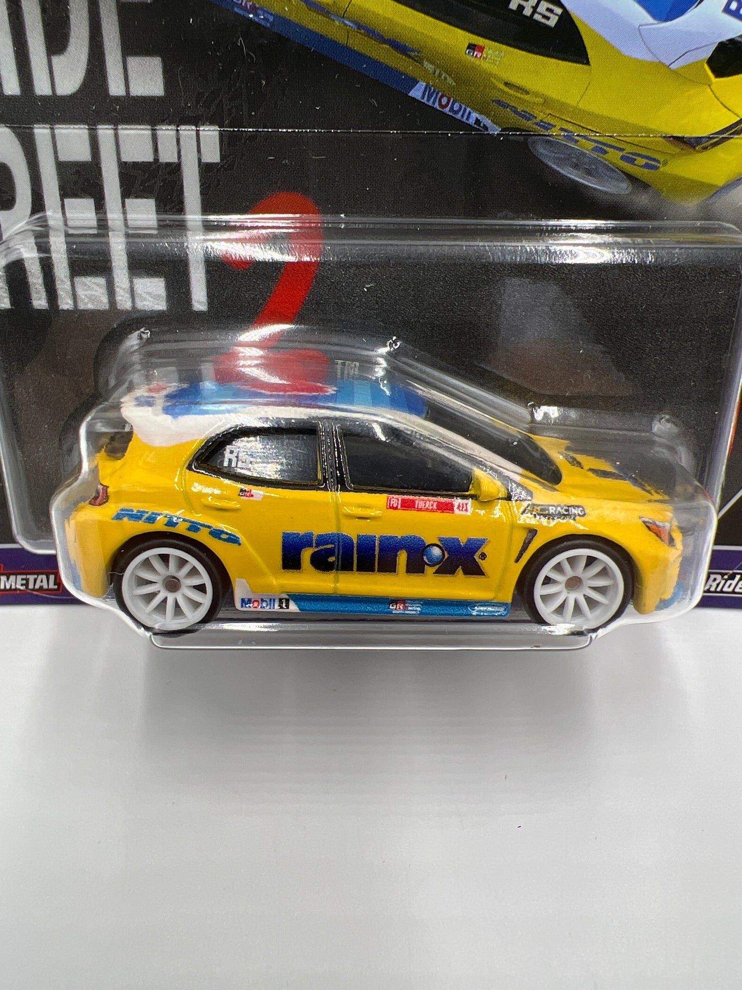 2024 Hot Wheels Premium Slide Street 2 #3 2023 Toyota GR Corolla Yellow 242C