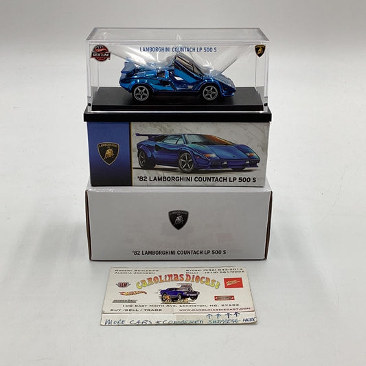2022 Hot Wheels RLC sELECTIONs ‘82 Lamborghini Countach LP500S Blue