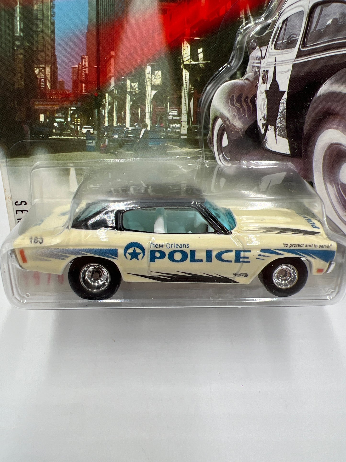 Hot Wheels Cop Rods Series 2 New Orleans LA 1970 Chevelle SS W/Real Riders