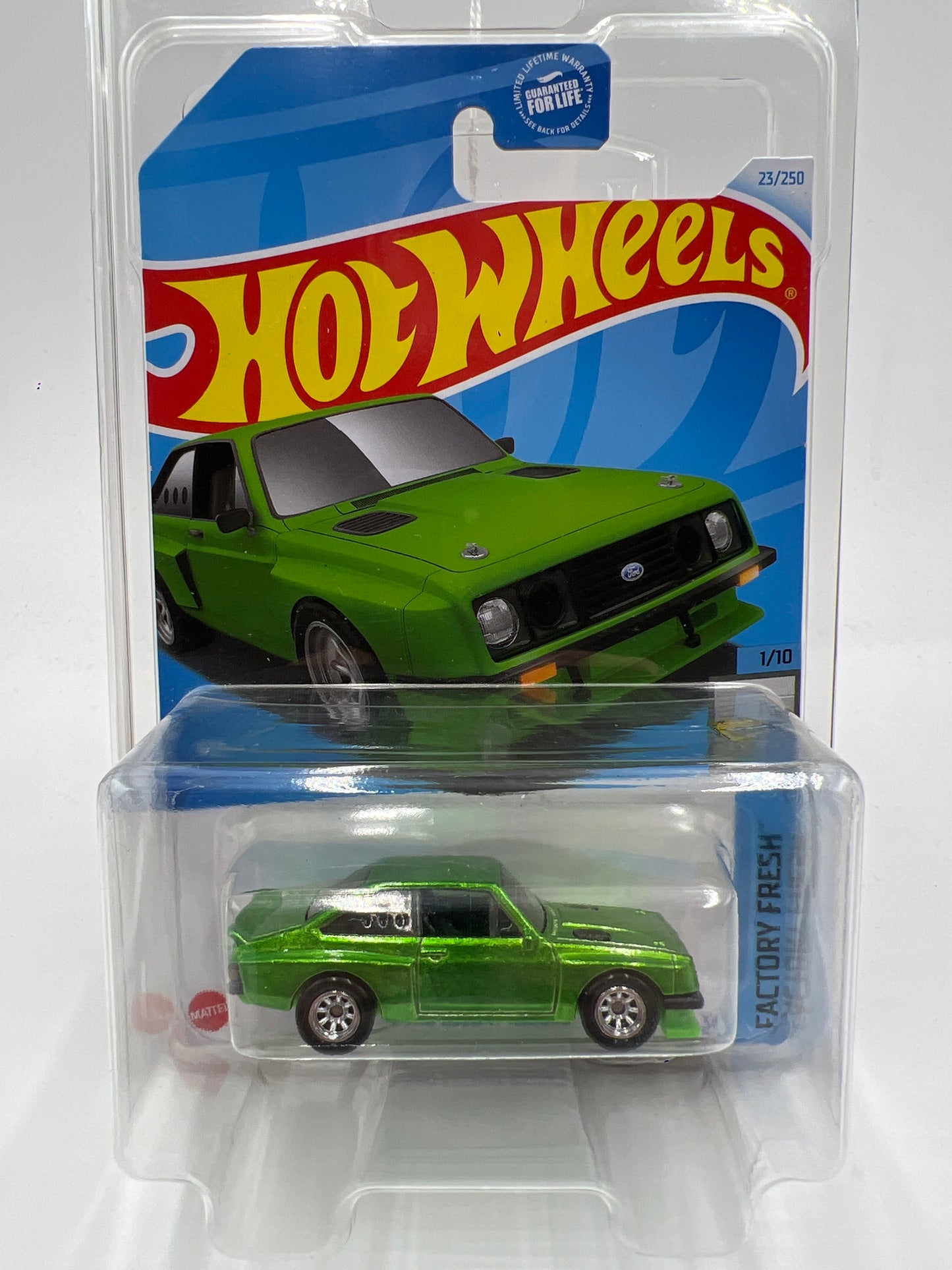 2024 Hot Wheels Super Treasure Hunt Ford Escort RS2000 Green W/Protector
