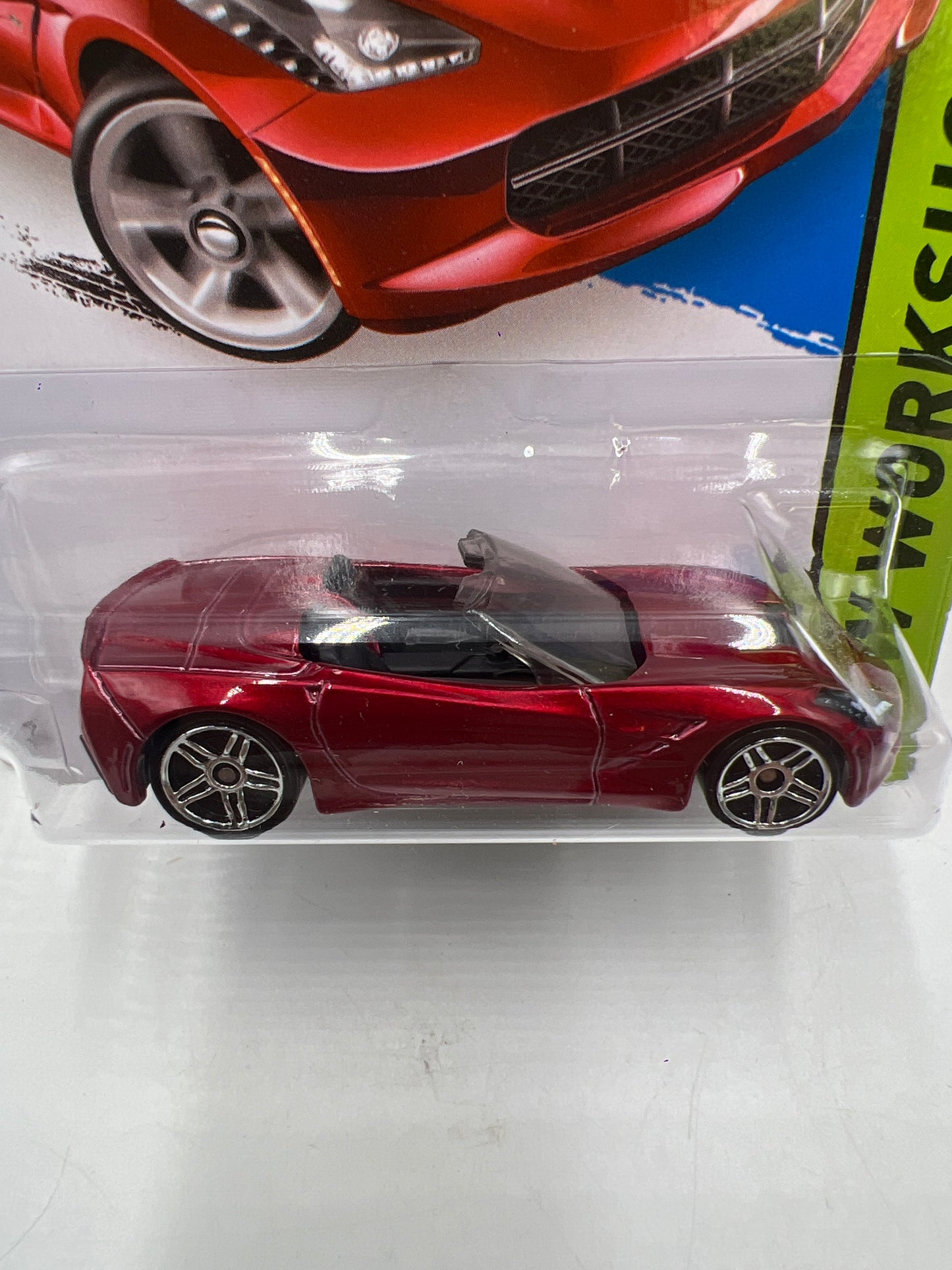 2014 Hot Wheels Workshop #228 14 Corvette Stingray Red 9F