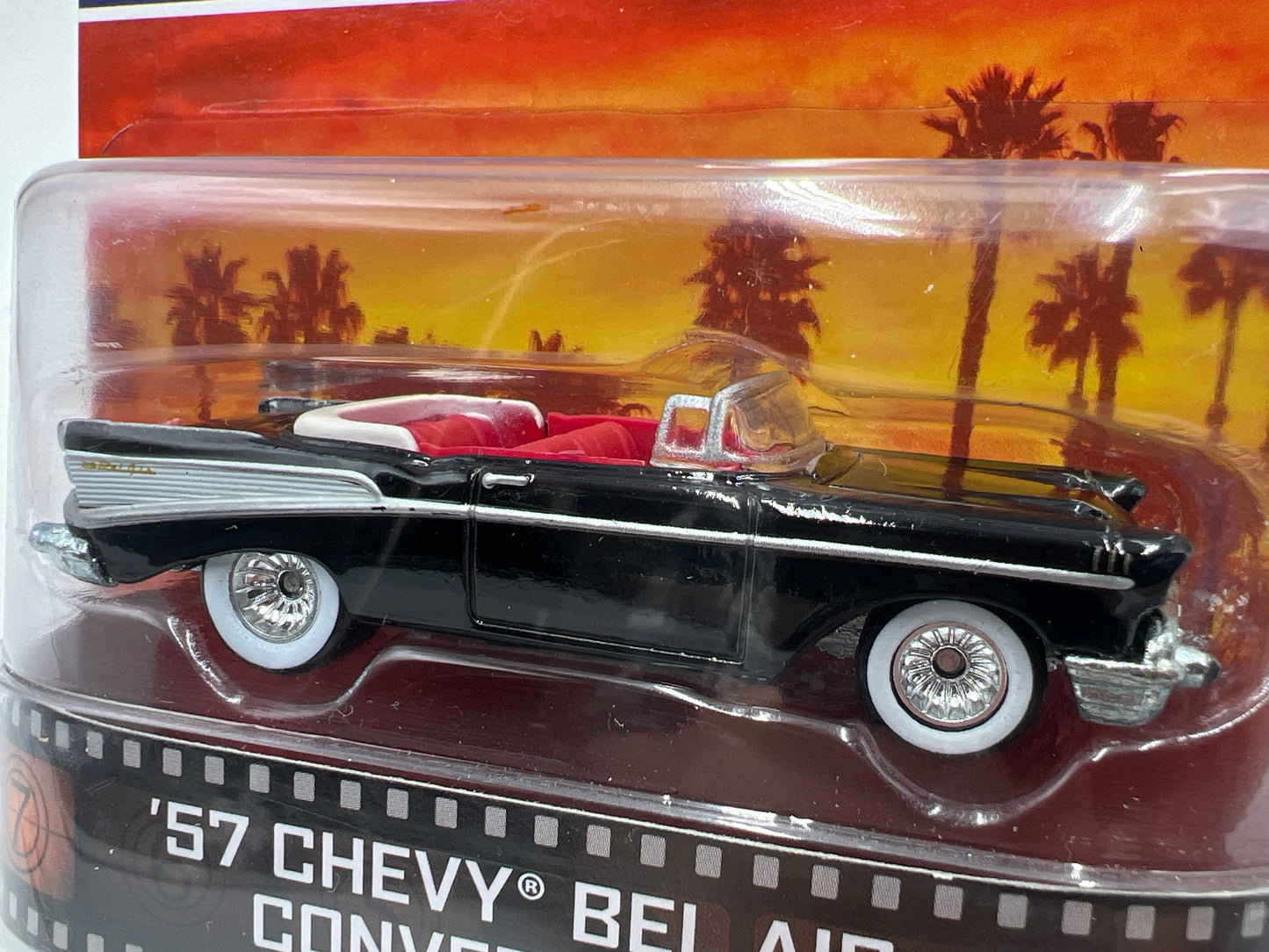 Hot Wheels Premium Retro Entertainment Simon & Simon 57 Chevy Bel Air Convertible Black 244A