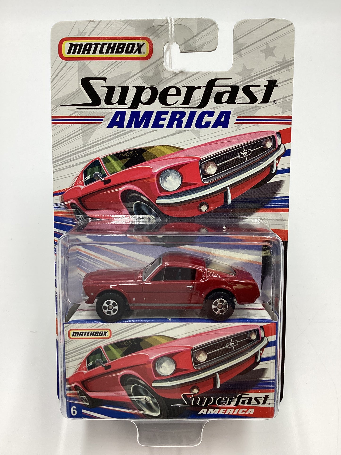 Matchbox Superfast America #6 1965 Ford Mustang GT Red 173C