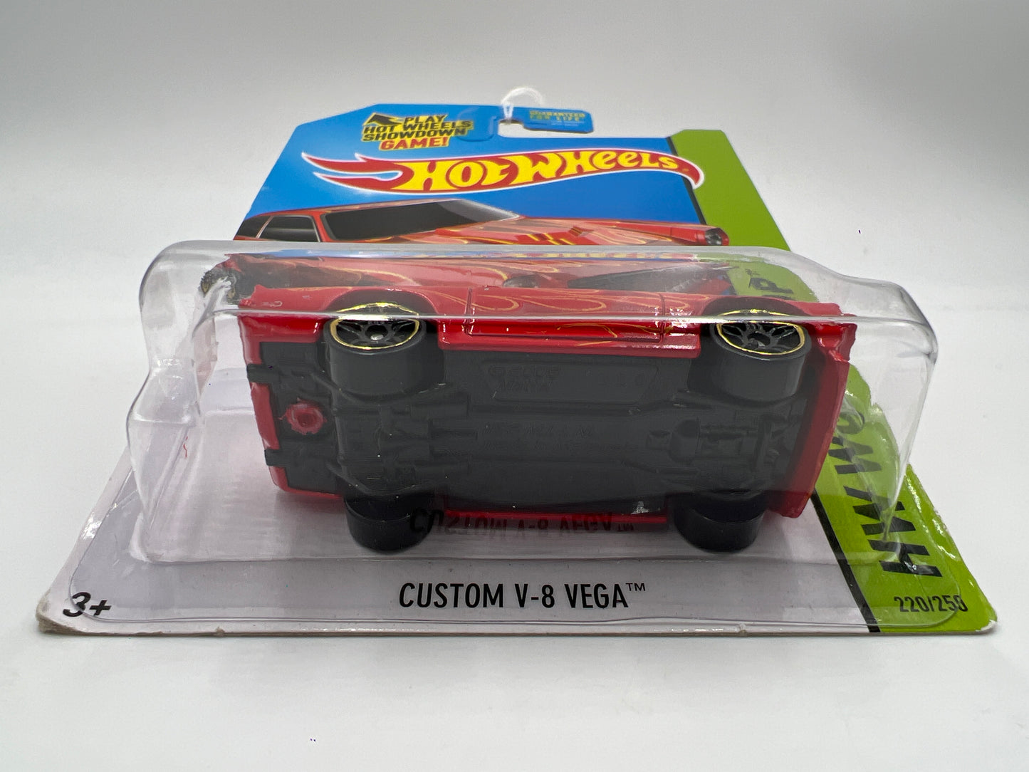 2014 Hot Wheels Workshop #220 Custom V8 Vega Red 10B