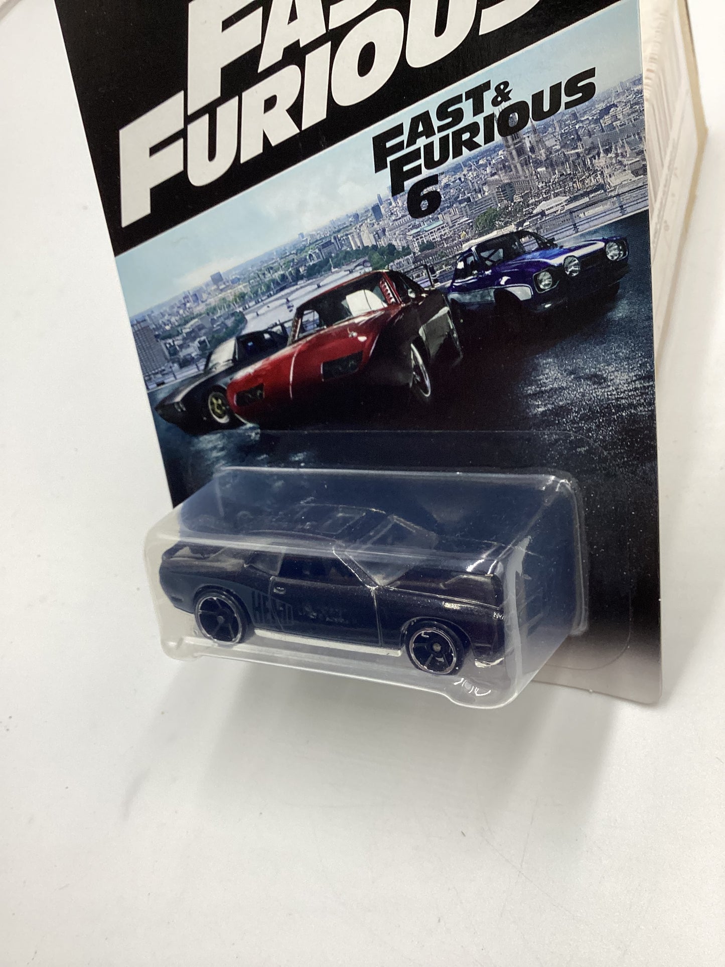 2016 Hot Wheels Fast and Furious 6 #6 08 Dodge Challenger SRT8 Black 70H