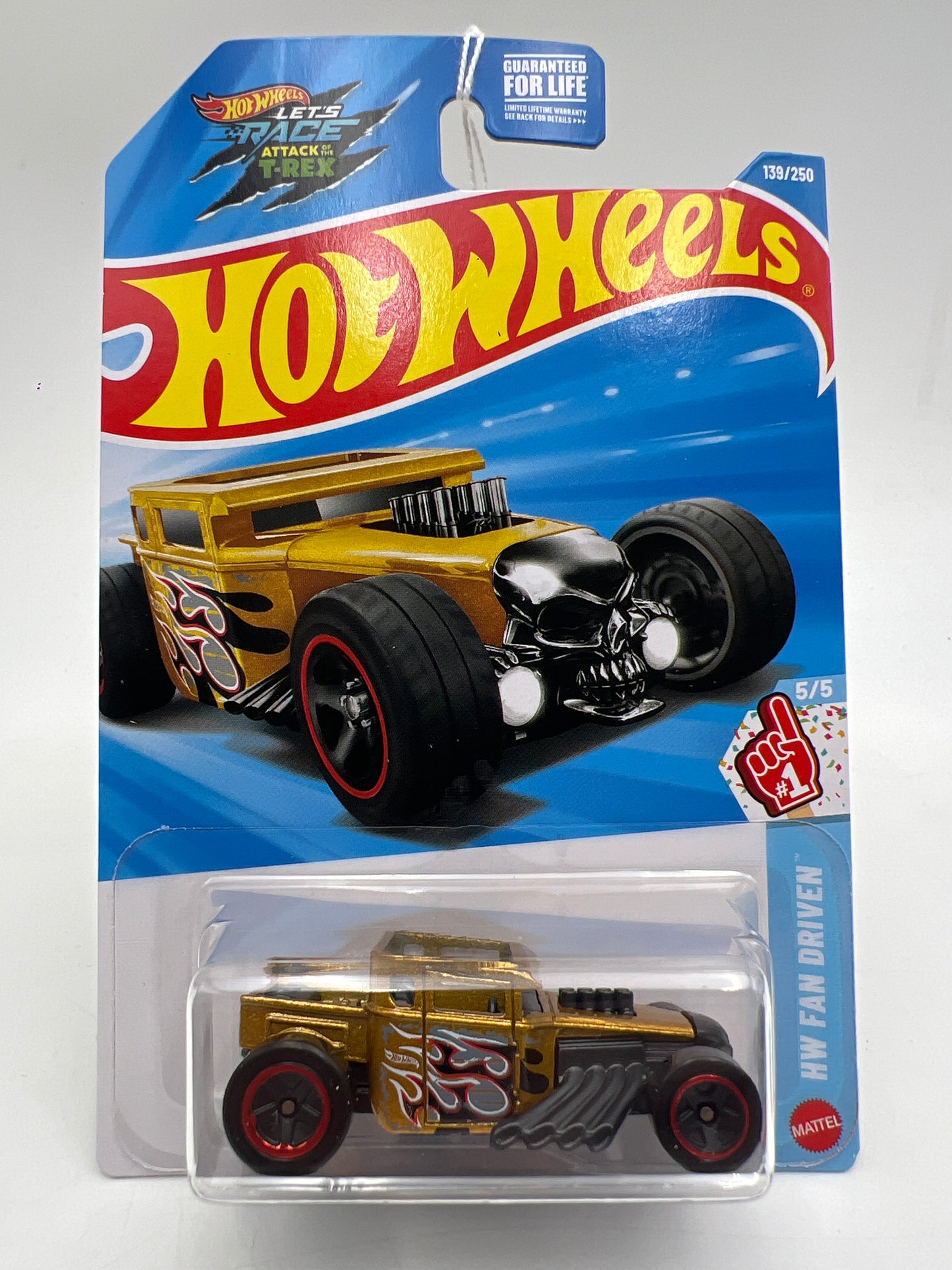 2026 Hot Wheels M Case #139 Bone Shaker Gold