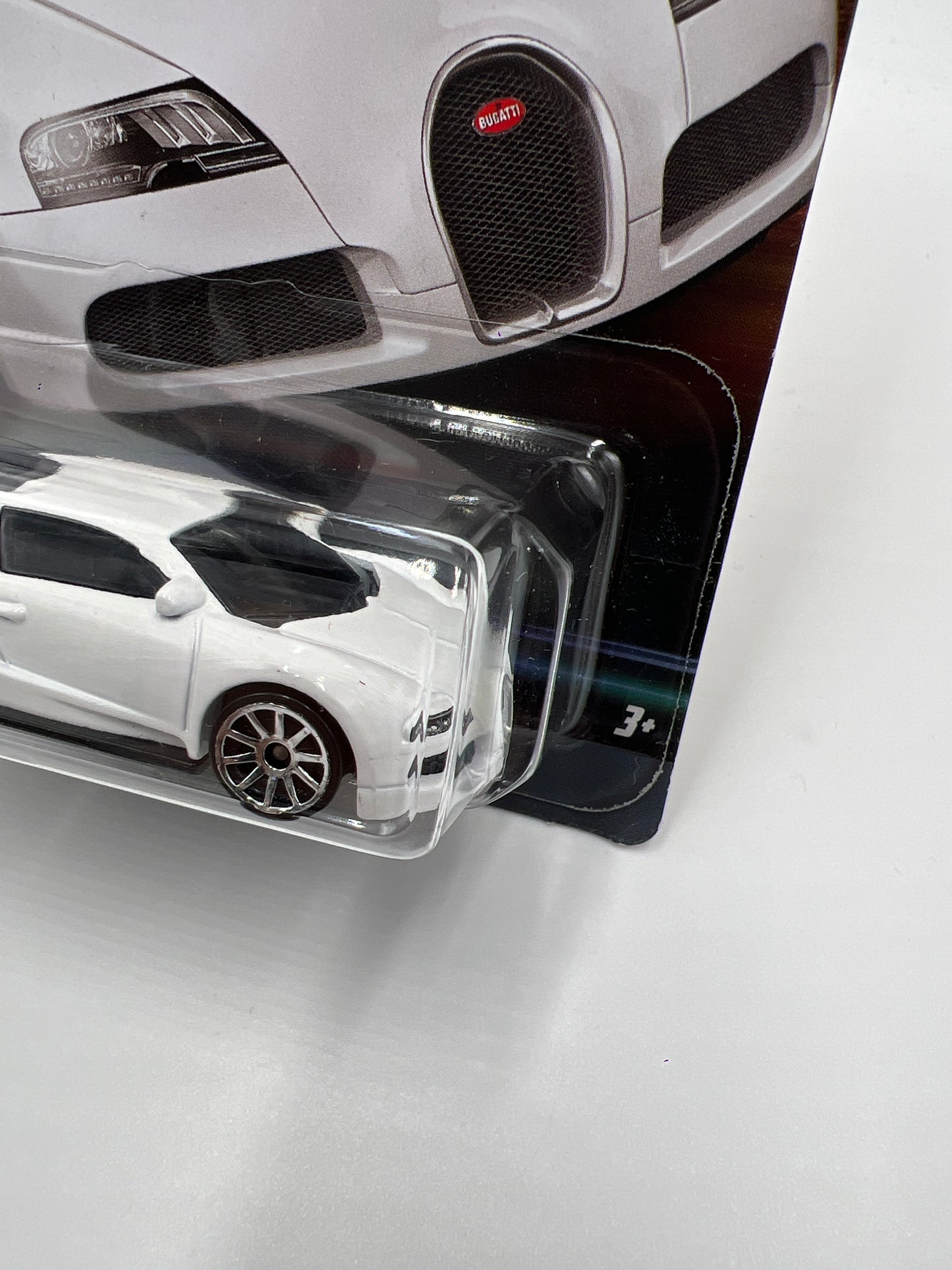Hot Wheels Fast & Furious Series 3 #7 Bugatti Veyron White W/Protector