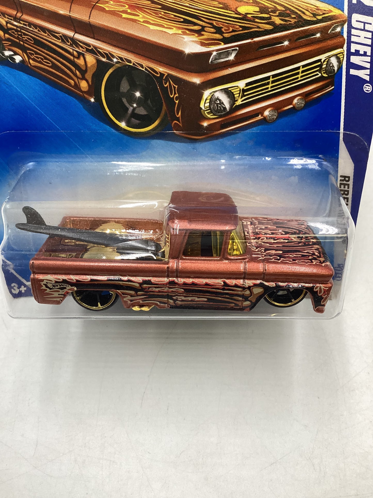 2009 Hot Wheels #139 Custom 62 Chevy Copper