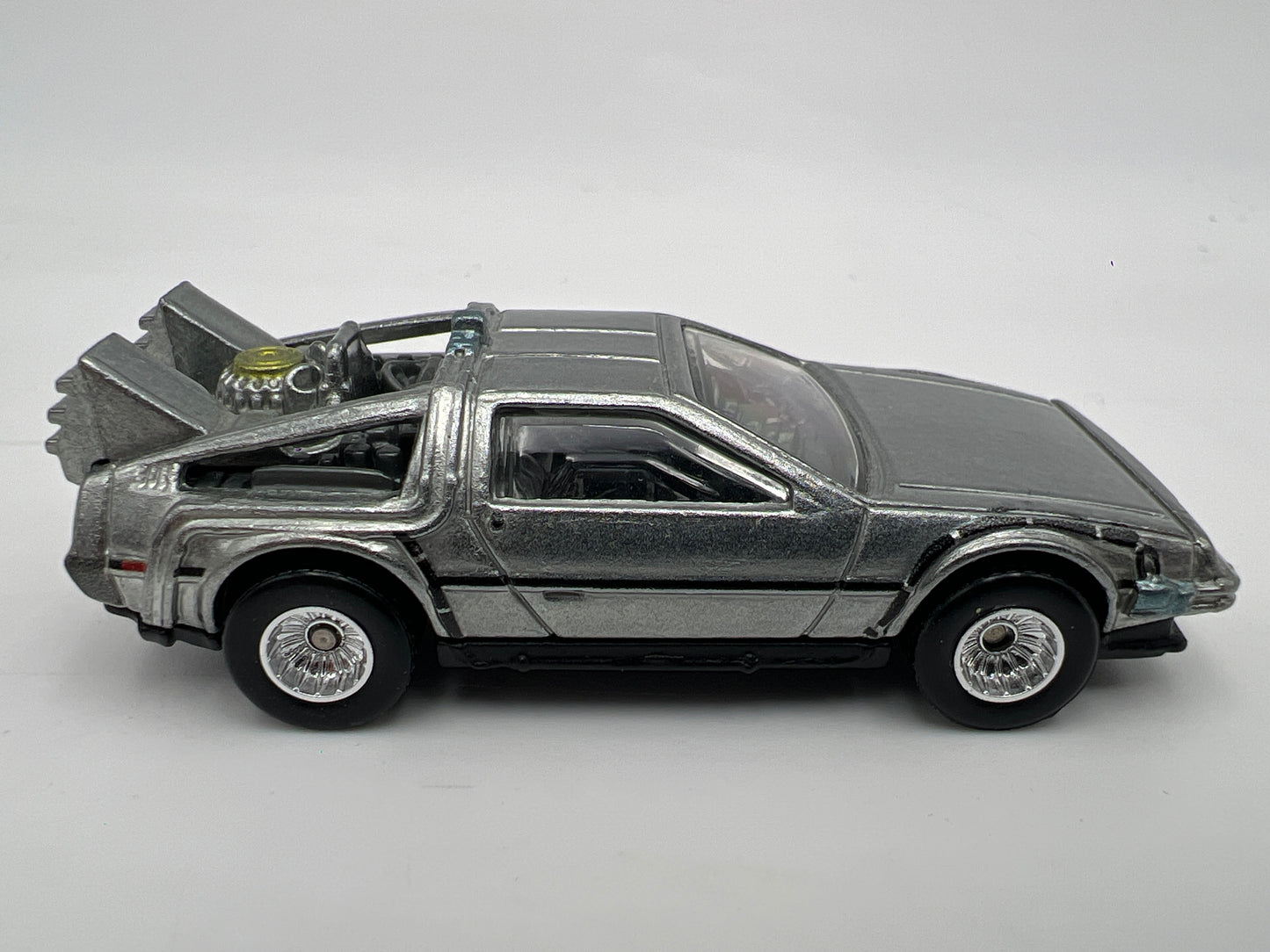 Hot Wheels Premium Back To The Future Time Machine Silver Loose