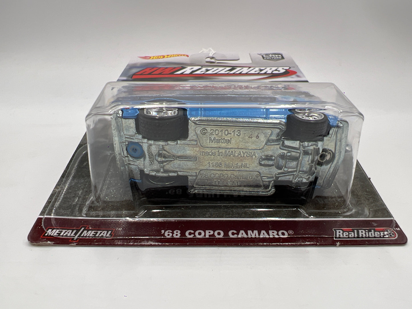 Hot Wheels Car Culture Redliners #3 68 Copo Camaro Blue 244L