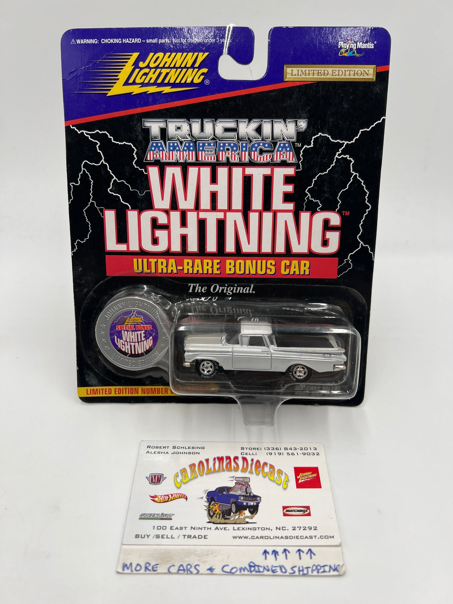 Johnny Lightning White Lightning Chase Truckin America #433 1959 El Camino White