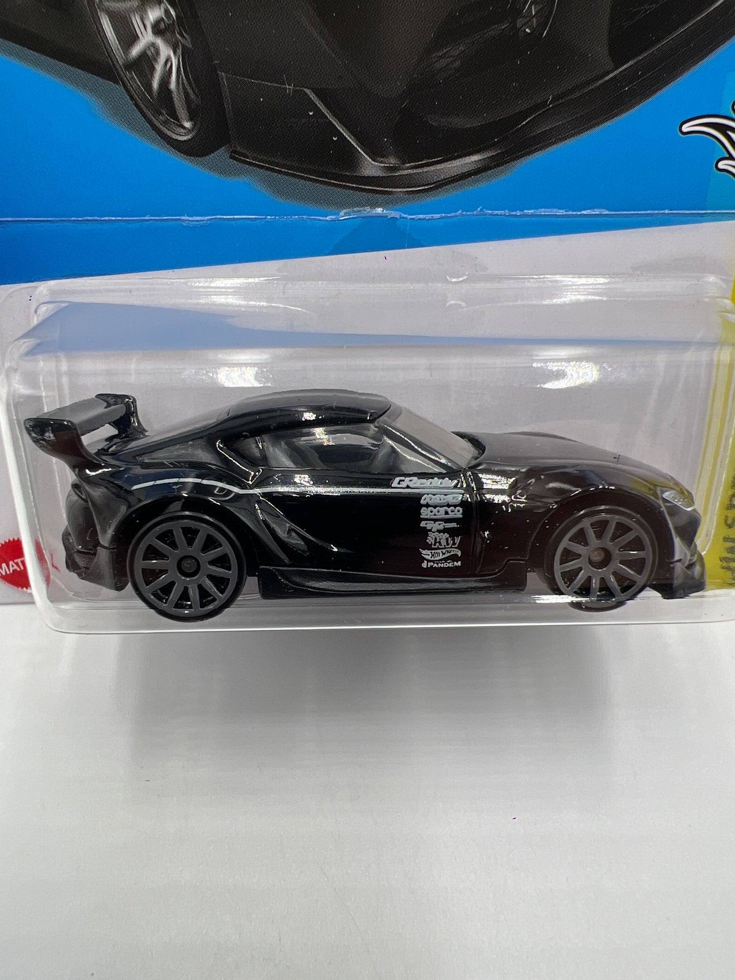 2022 Hot Wheels GameStop Exclusive #160 20 Toyota GR Supra Black W/Protector