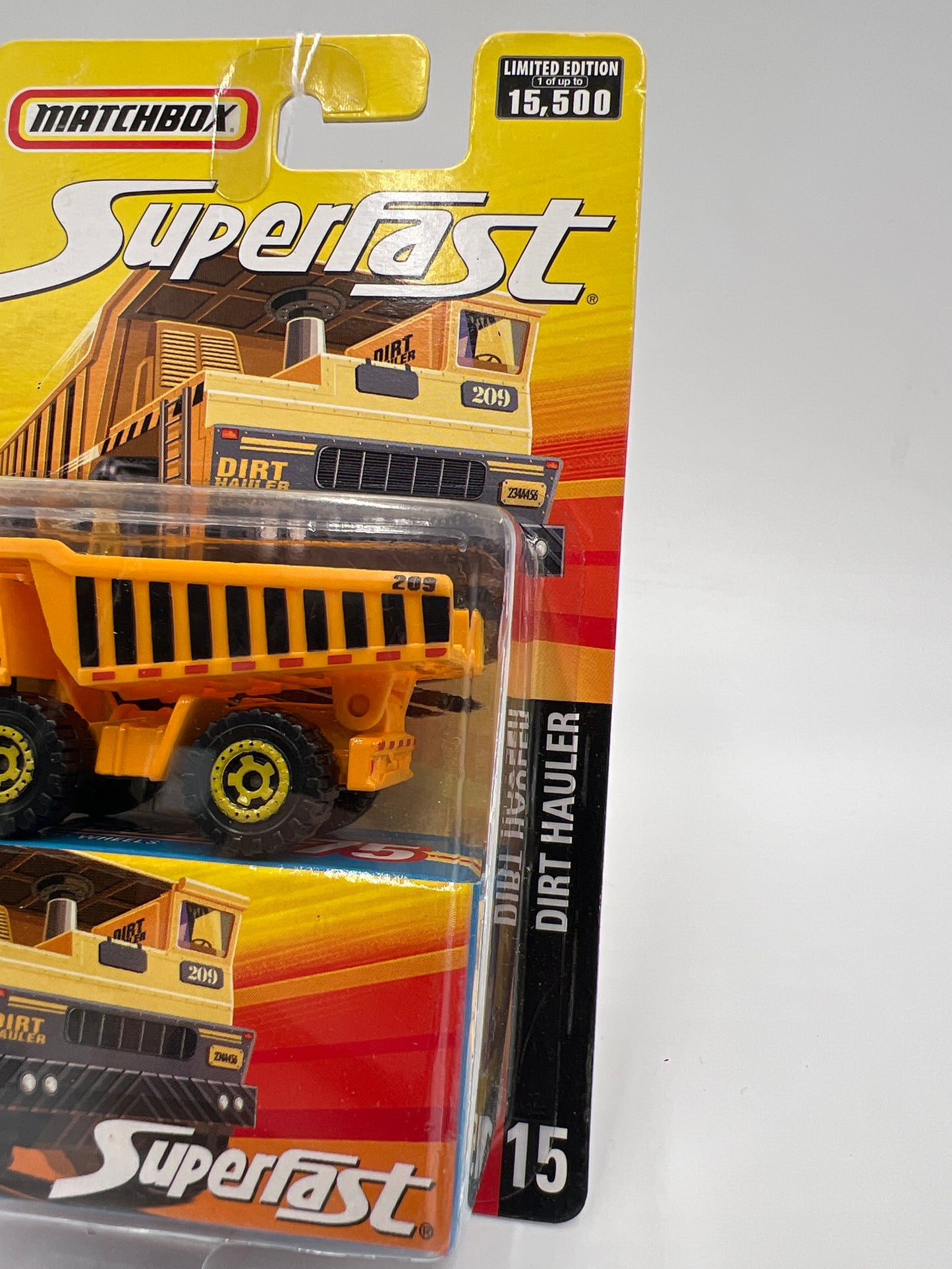 Matchbox Superfast #15 Dirt Hauler Orange 169O