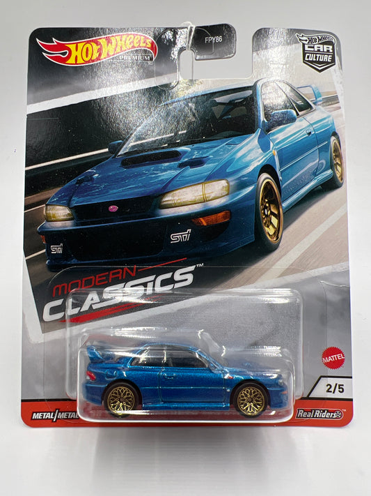 Hot Wheels Premium Modern Classics #2 98 Subaru Impreza 22B STi-Version Blue 243A