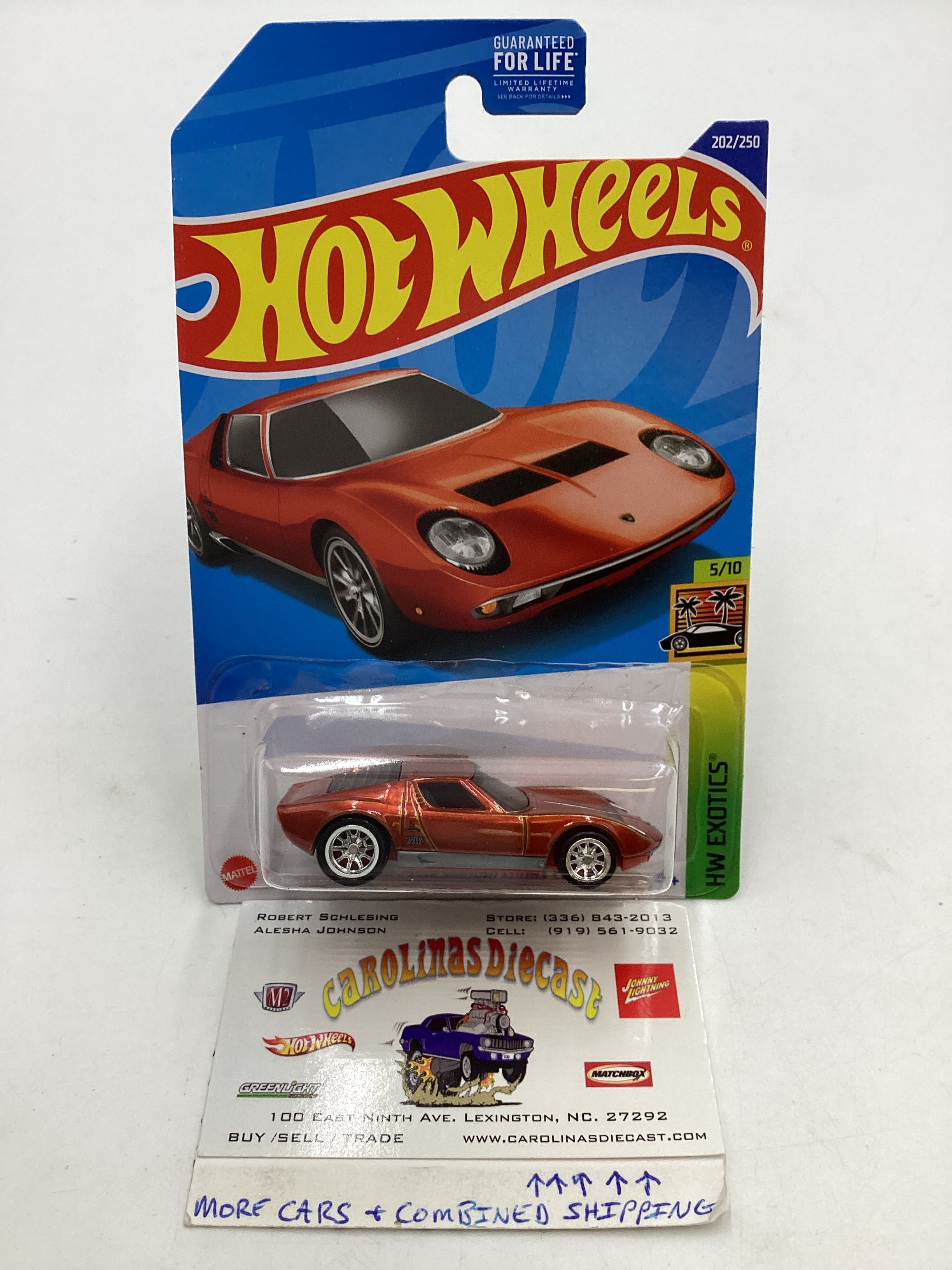 Hot Wheels factory 71' Lamborghini Miura SV Super Treasure Hunt