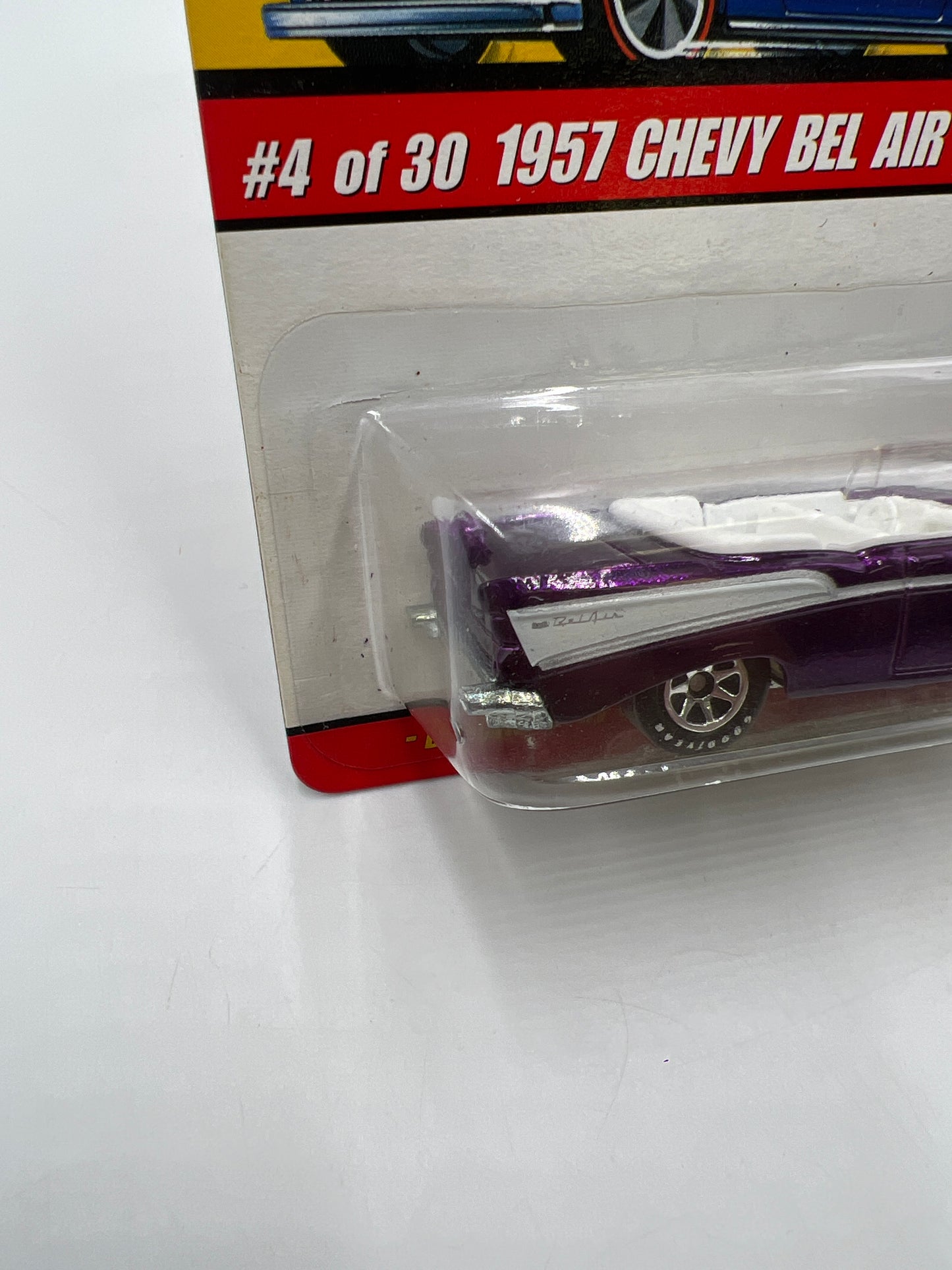 Hot Wheels Classics Series 2 #4 1957 Chevy Bel Air Convertible Purple