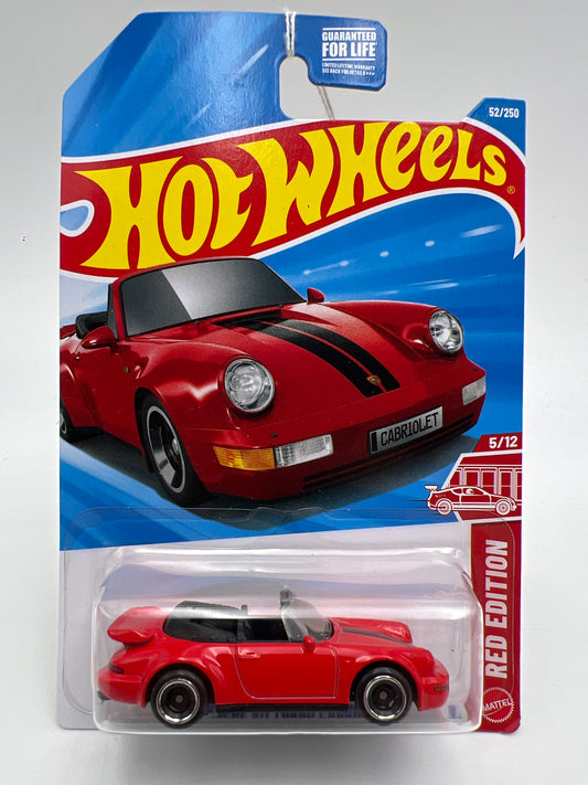 2026 Hot Wheels Target Red Edition #52 Porsche 911 Turbo Cabriolet 148C
