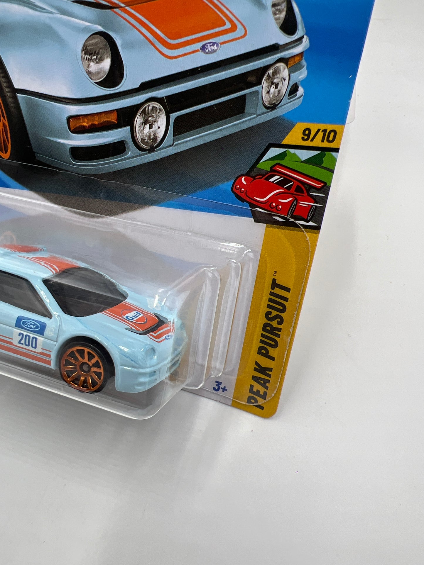 2025 Hot Wheels Q Case Peak Pursuit #247 Ford RS200 Gulf Blue 26F