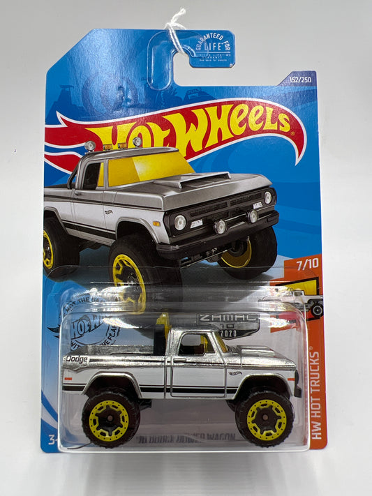 2020 Hot Wheels Walmart Exclusive Zamac 10 #152 70 Dodge Power Wagon