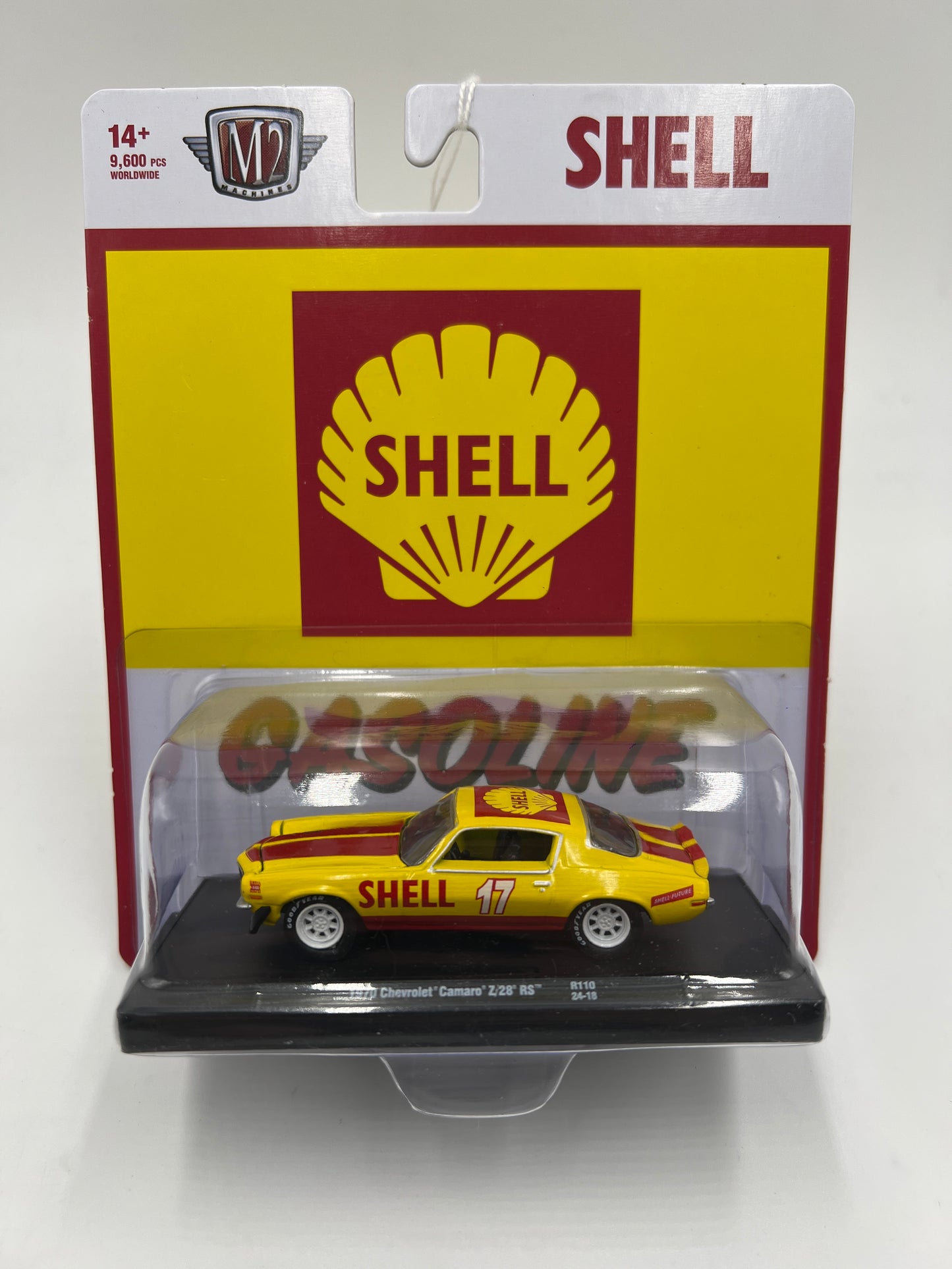 M2 Machines Auto-Drivers Shell 1970 Chevrolet Camaro Z/28 RS Yellow/Red R110 192B