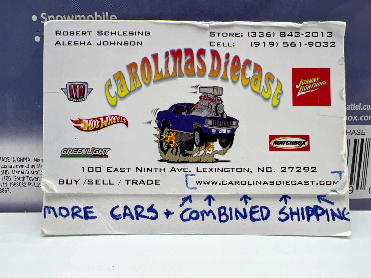 Matchbox Hitch N Haul Snow Attack Snow Truck & Snowmobile