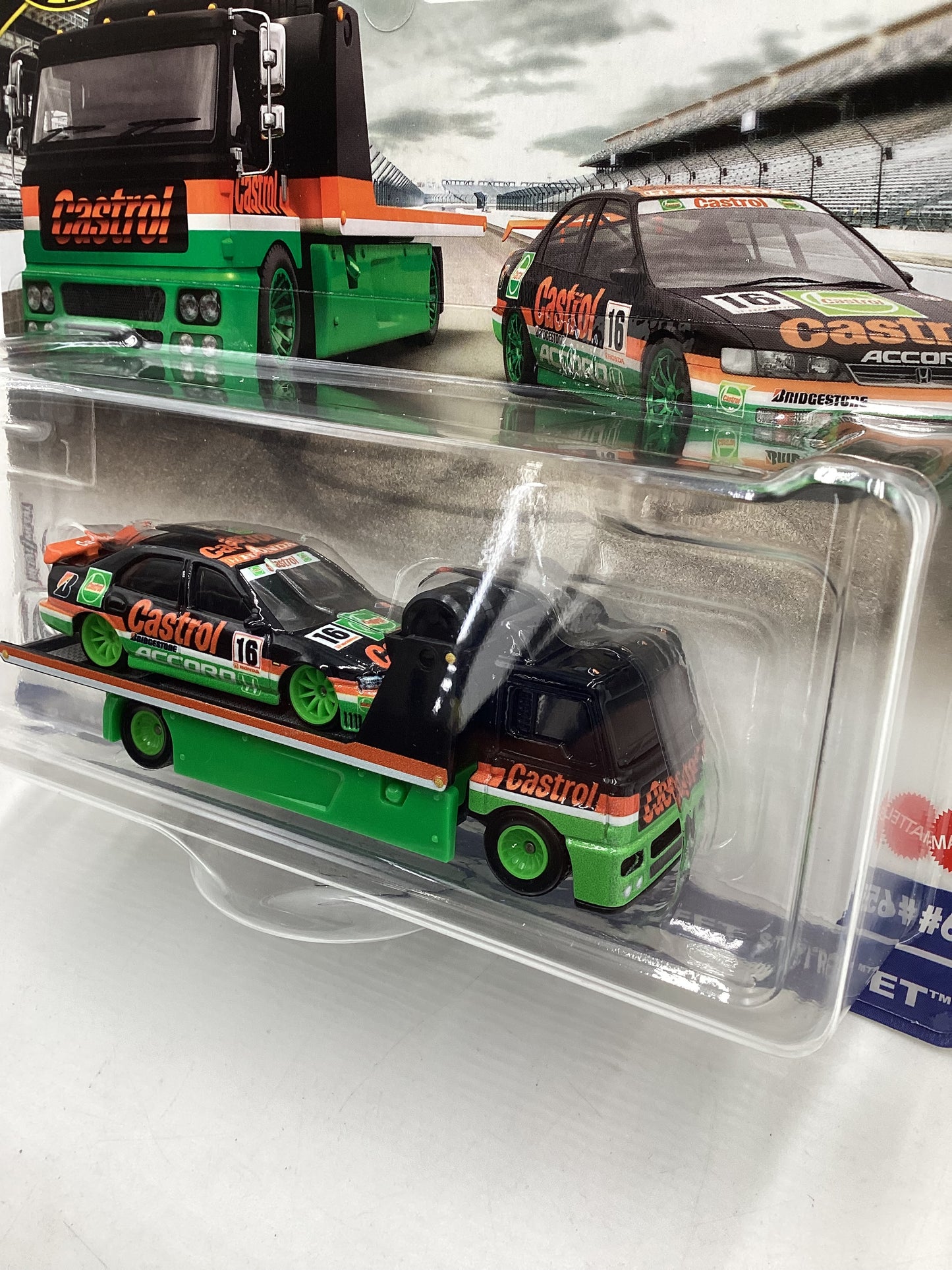 Hot wheels 2024 Team transport #65 ‘96 Honda Accord / Fleet Street Castrol 278F